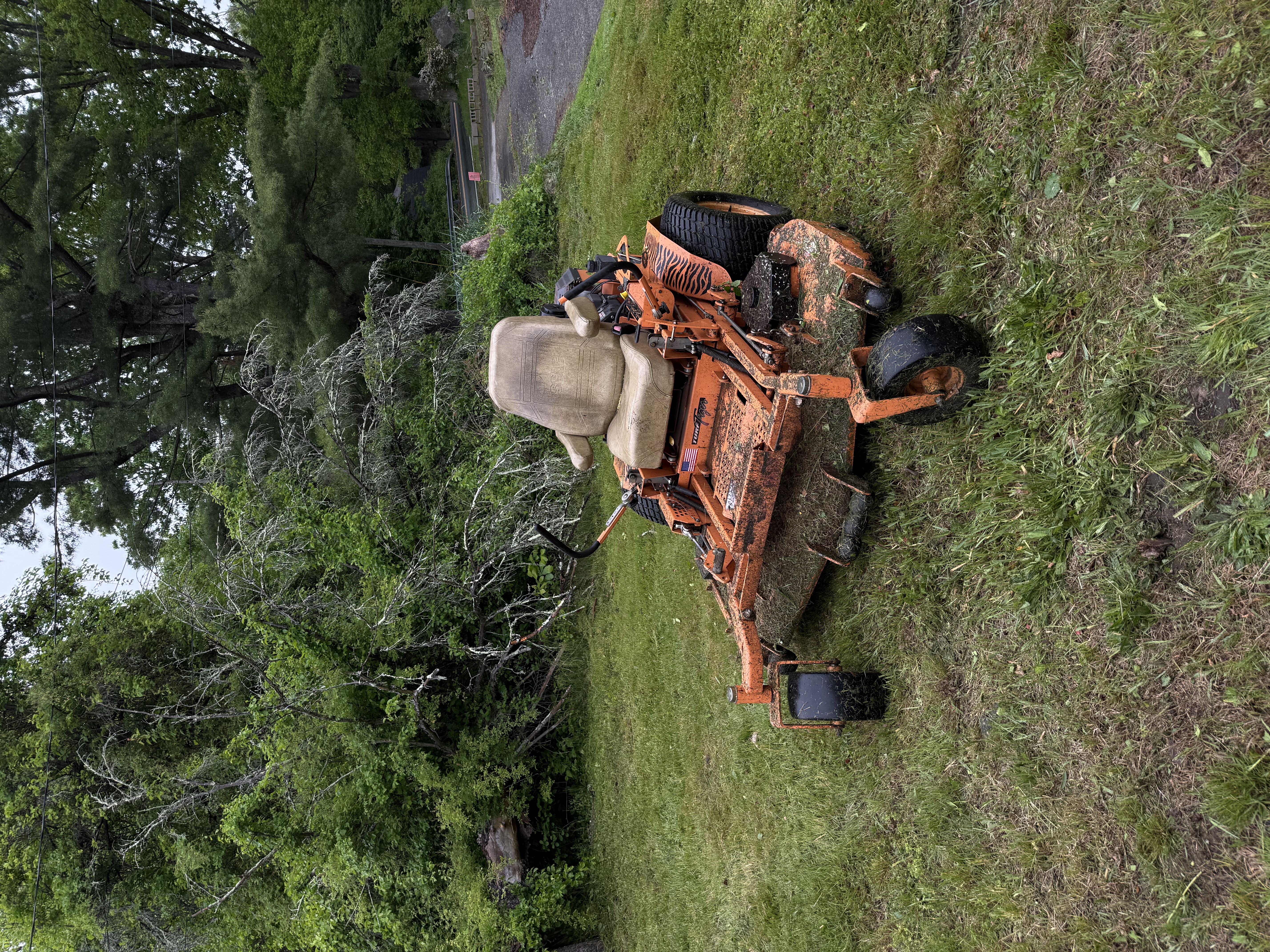 Lawn mowing stripes in Plainfield CT